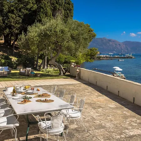Magnificent Seafront Corfu - 5 En-suite Bedrooms -the Durrells House | Historic Elegance & Modern Luxuries - Direct Access & Private Heated Pool Villa Kontokali